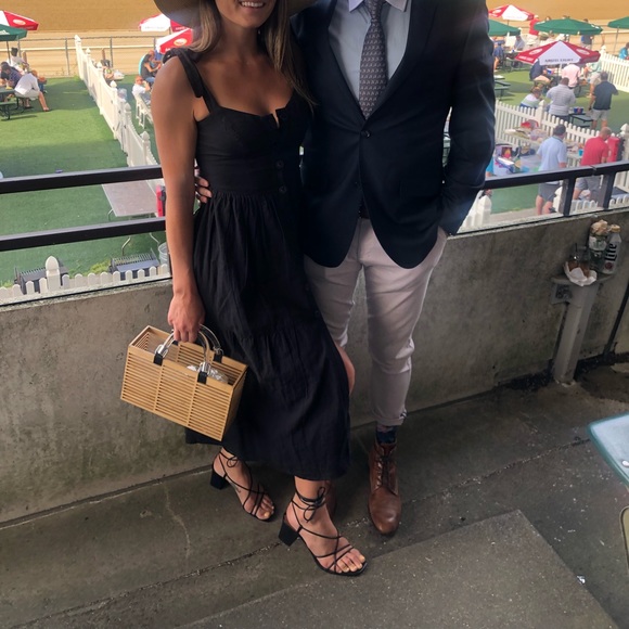 strappy leather heeled sandals and other stories